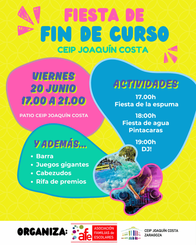 Flyer Fiesta Fin de Curso 2024-25
