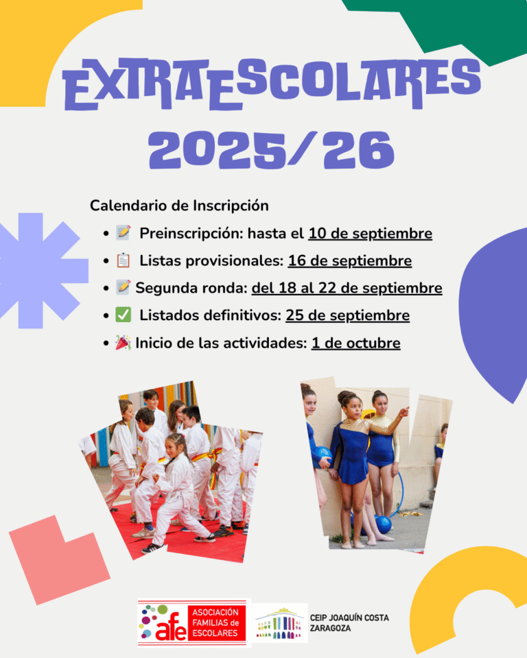 Extraescolares 2025/26